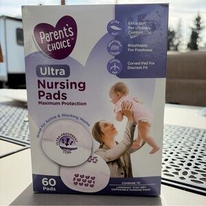 Parent's Choice Ultra Nursing Pads - White 60 pads